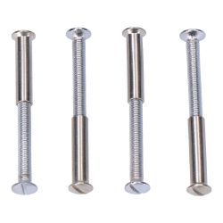Tornillos Ensamble Níquel, 4 Uds