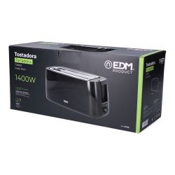 Tostadora Doble Ranura Larga Black Design, 1400 W