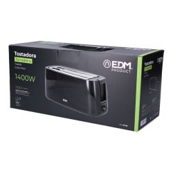 Tostadora Doble Ranura Larga Black Design, 1400 W