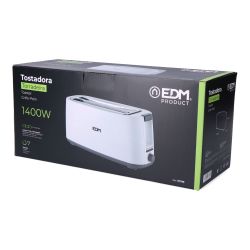 Tostadora Doble Ranura Larga White Design 1400 W