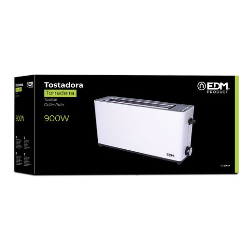 Tostadora Ranura Larga  White Design 900 W
