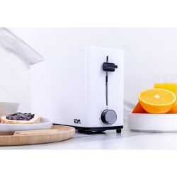 Tostadora Ranura Larga  White Design 900 W