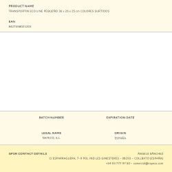 Transportín Eco Line Pequeño Colores Surtidos 36 X 26 X 25 Cm