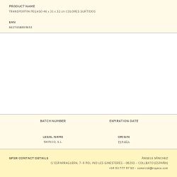 Transportín Pegaso Colores Surtidos 46 X 31 X 32 Cm