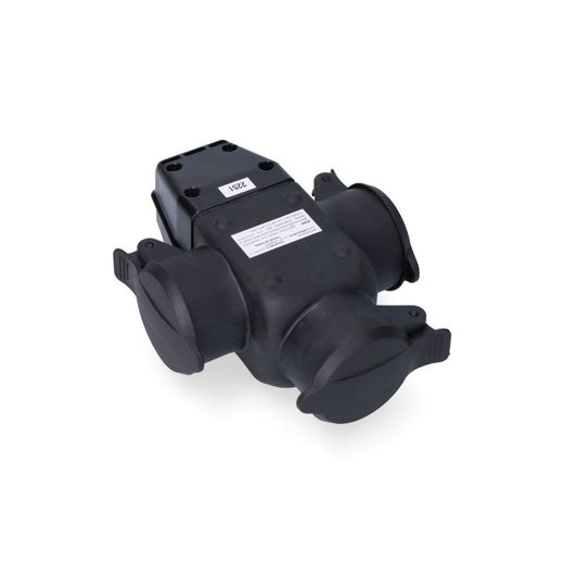 Triple De Goma Aereo T/Tl 16A Ip44 Con Tapas De Proteccion