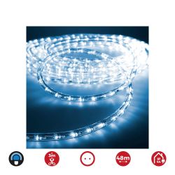 Tubo Flexiled 2 Vias Multifuncion 48 M 36 Leds/M Ip44 Azul