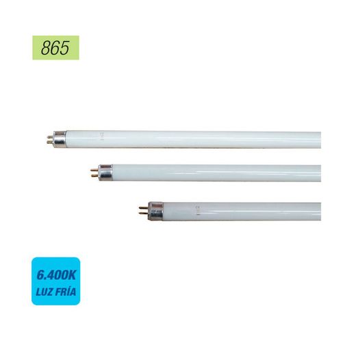 Tubo Fluorescente 13 W 6500 K 1000 Lm T5 51,5 Cm G5 Luz Fria
