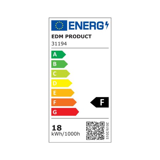 Tubo Led T8 18 W 1900 Lm 3000 K Luz Calida (Eq.36W) Ø2,6 X 120 Cm