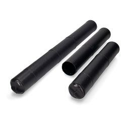 Tubo Portaplanos Extensible De 40 A 75 Cm Ø65 Mm Color Negro