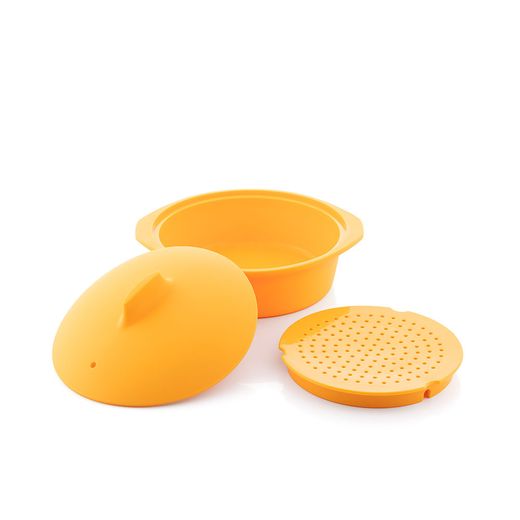 Vaporera De Silicona Multifunción Con Recetas 21,5 X 11 X 19,5 Cm