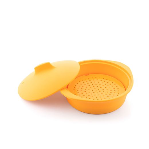Vaporera De Silicona Multifunción Con Recetas 21,5 X 11 X 19,5 Cm
