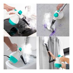 Vaporeta De Mano Multiusos Con Accesorios 9 En 1 Steany  0,35 L 3 Bar 1000 W