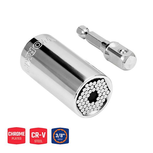 Vaso Universal 3/8 Pulg, 7 - 19 Mm