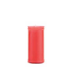 Vela Para Difuntos Plastificada Roja Ø55X130Mm