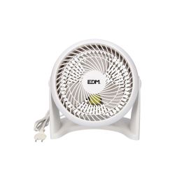 Ventilador 2 En 1 (Suelo Y Pared), Blanco, Potencia 50 W, 55,65 Db, Aspas Ø18 Cm 26,5 X 15,5 X 27,7 Cm