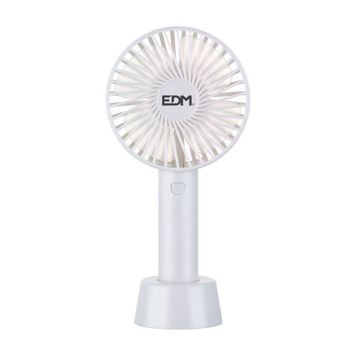 Ventilador De Mano, Recargable. 4,5 W Aspas 10,6 X 6,5 X 22 Cm