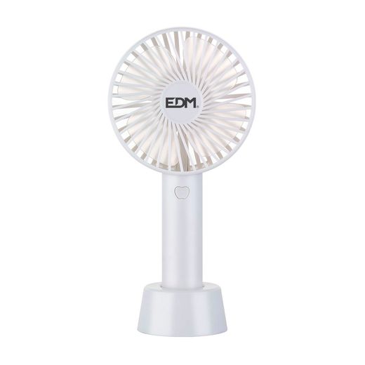 Ventilador De Mano, Recargable. 4,5 W Aspas 10,6 X 6,5 X 22 Cm