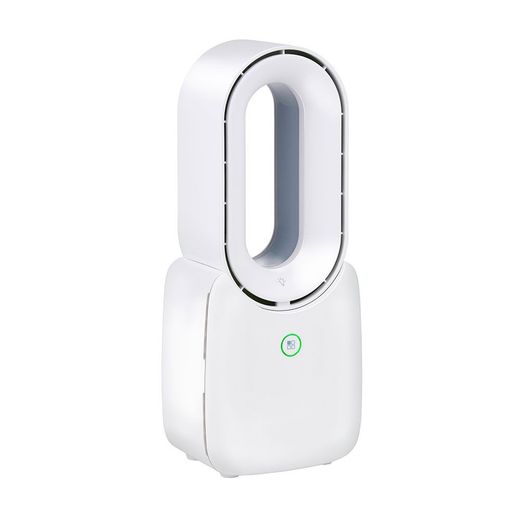 Ventilador De Sobremesa Recargable Con Usb Sin Aspas, 3 Velocidades 12,4 X 9 X 30 Cm