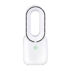 Ventilador De Sobremesa Recargable Con Usb Sin Aspas, 3 Velocidades 12,4 X 9 X 30 Cm