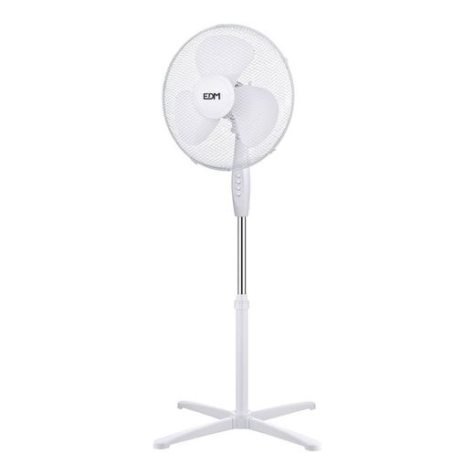 Ventilador De Pie 38 W, Blanco, Ø40 Cm, Pack De 2 Unidades