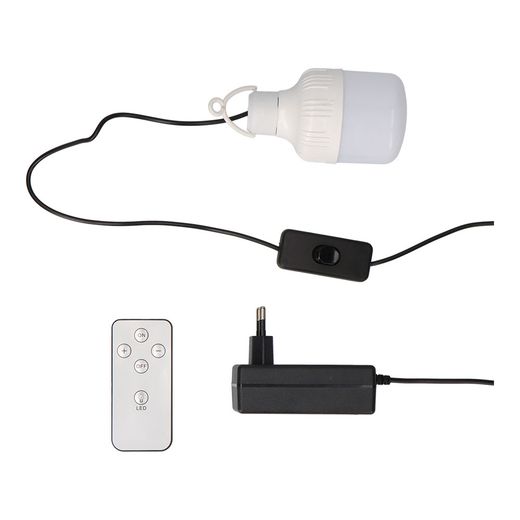 Ventilador De Pie Solar, Blanco Potencia 25 W, Aspas Ø40 Cm