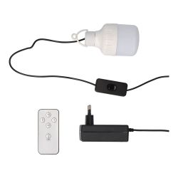 Ventilador De Pie Solar, Blanco Potencia 25 W, Aspas Ø40 Cm