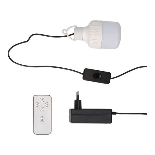 Ventilador De Pie Solar, Blanco Potencia 25 W, Aspas Ø40 Cm