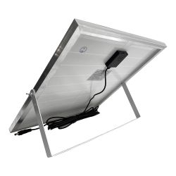 Ventilador De Pie Solar, Blanco Potencia 25 W, Aspas Ø40 Cm