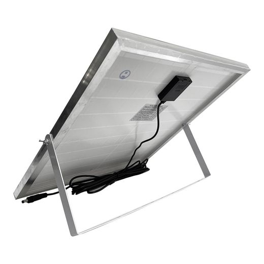 Ventilador De Pie Solar, Blanco Potencia 25 W, Aspas Ø40 Cm