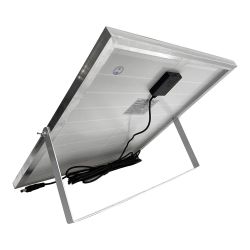 Ventilador De Pie Solar, Blanco Potencia 25 W, Aspas Ø40 Cm