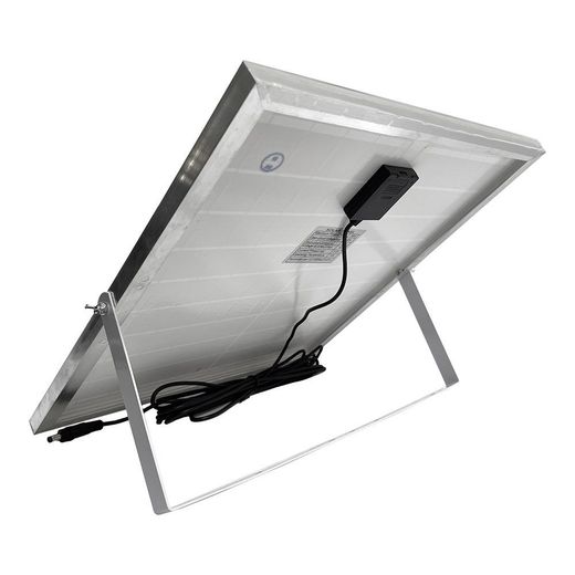 Ventilador De Pie Solar, Blanco Potencia 25 W, Aspas Ø40 Cm