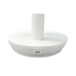 Ventilador De Sobremesa Recargable Blanco 5W, 31,6 Db, Aspas: Ø14,5 Cm 17 X 13 X 26 Cm