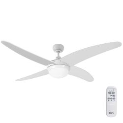 Ventilador De Techo Modelo Caspio. Color Blanco. Potencia: 60W Aspas: Ø132Cm Con Mando A Distancia Edm