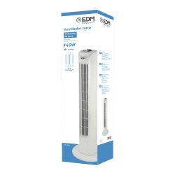 Ventilador De Torre. Potencia: 45 W, 60Db, Blanco 21 X 78 Cm