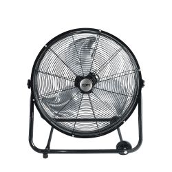Ventilador Industrial De Suelo, Con Ruedas, Negro 180 W, 59,8 Db, Aspas Ø60 X 70 Cm