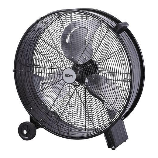Ventilador Industrial De Suelo, Con Ruedas, Negro 180 W, 59,8 Db, Ø65 Cm