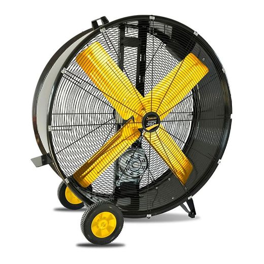 Ventilador Industrial De Suelo Turbo 36C-V23 490 W Ø91 Cm 70 Db