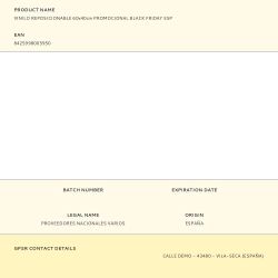 Vinilo Black Friday Reposicionable 60 X 40 Cm Español