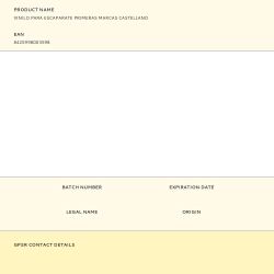 Vinilo Para Escaparate Primeras Marcas Castellano